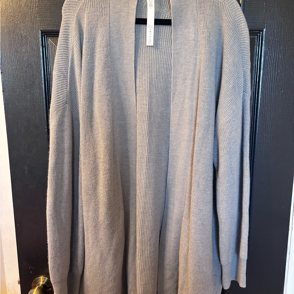 Lululemon Open-Front Women's Cardigan Sweater - Gray